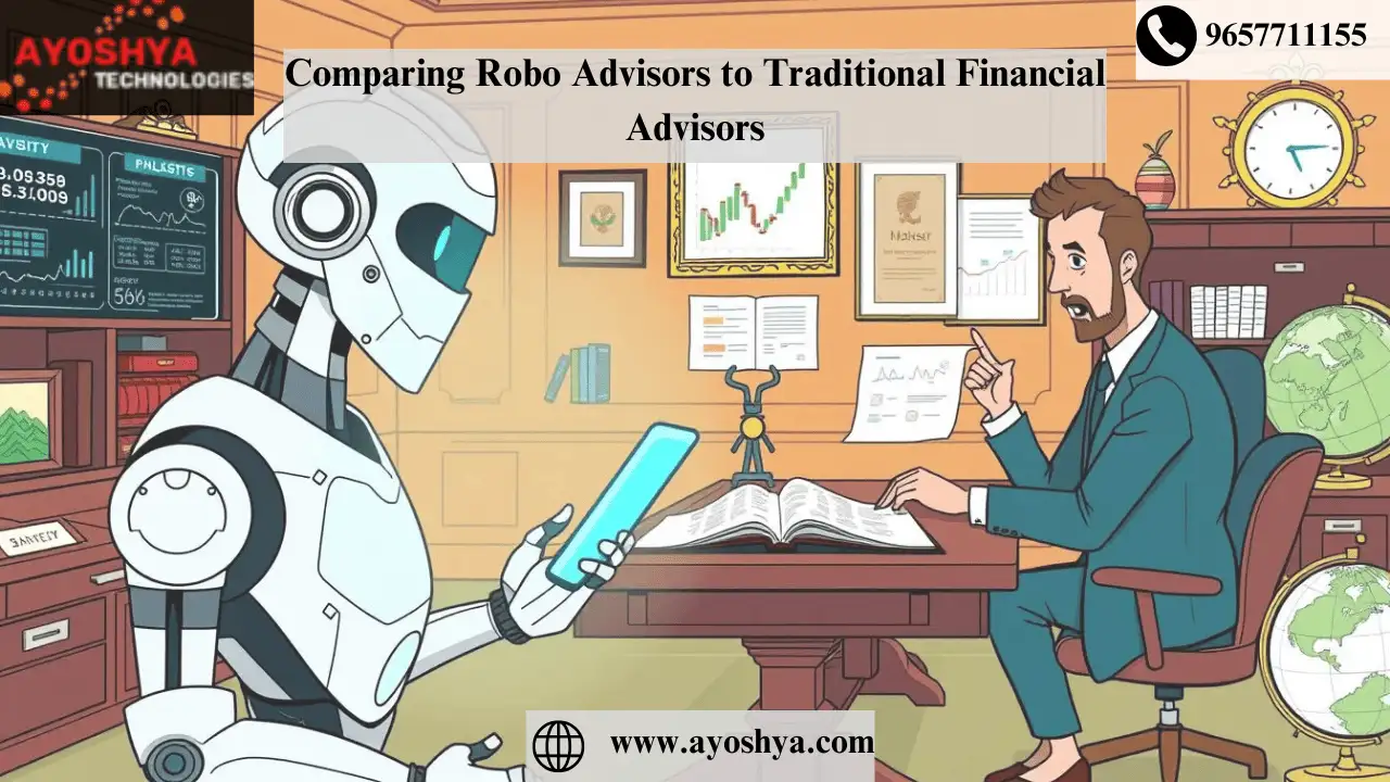 Close up on a plate of mashed potatoes, topped with baked pork chops with cream of mushroom soup, and a side of green beans.